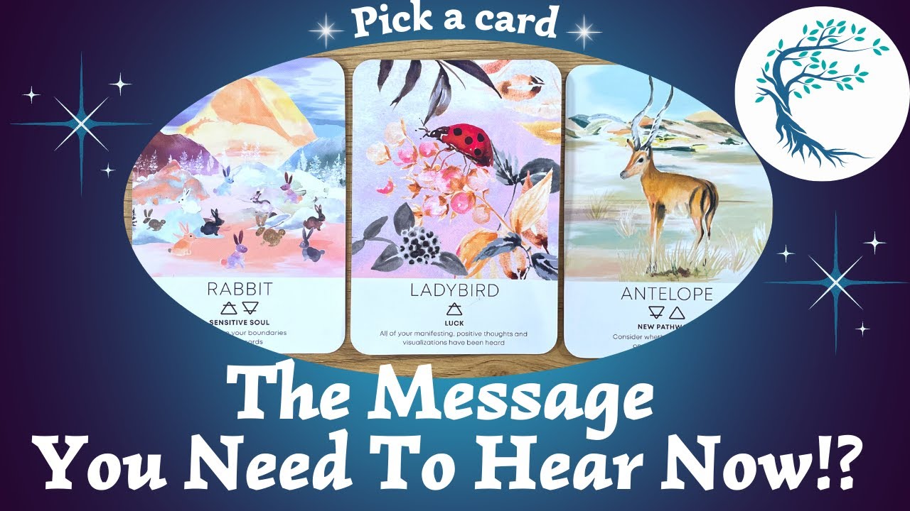The Message You Need To Hear Now? 🌱🙌✨⎜Pick a card⎜🃏Timeless reading