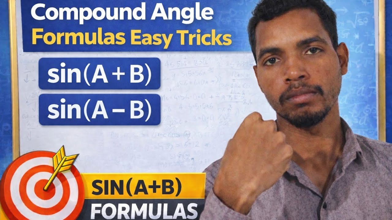 Compound Angle Formula in Trigonometry | sin(A+B), cos(A+B), tan(A+B) Easy Trick | JEE Maths