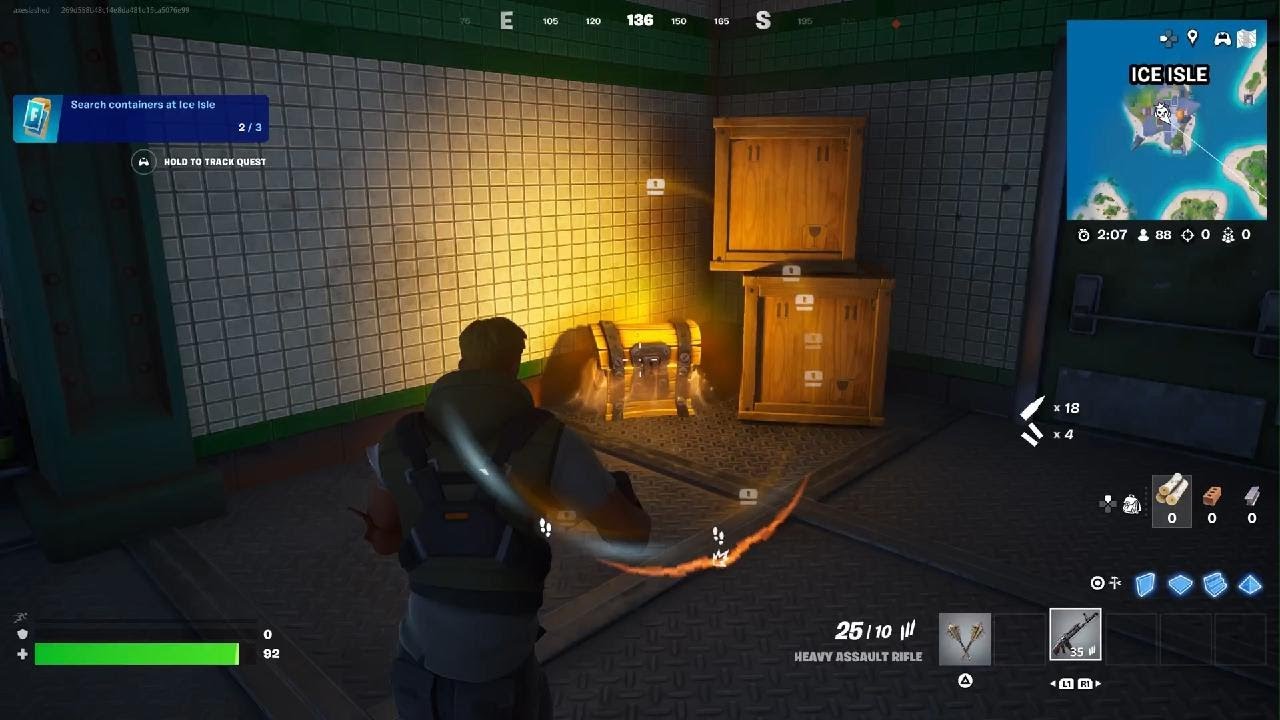 How to Search Containers at Ice Isles