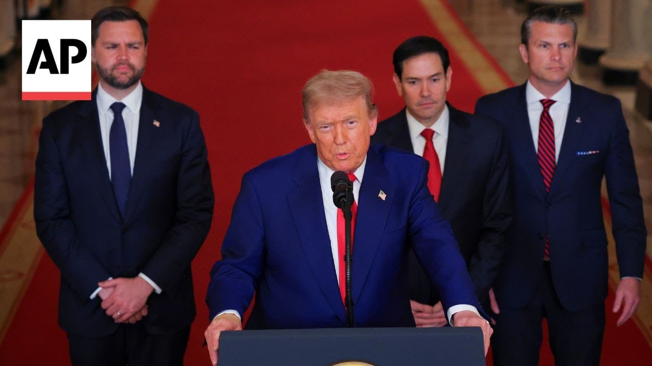 Trump warns Iran against retaliation after US strikes on nuclear sites