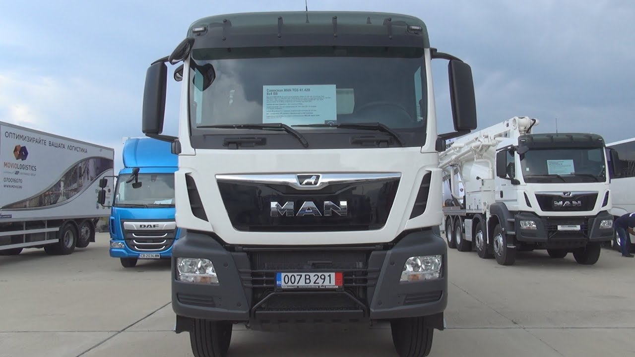 MAN TGS 41.420 8x4 BB Tipper Truck (2018) Exterior and Interior