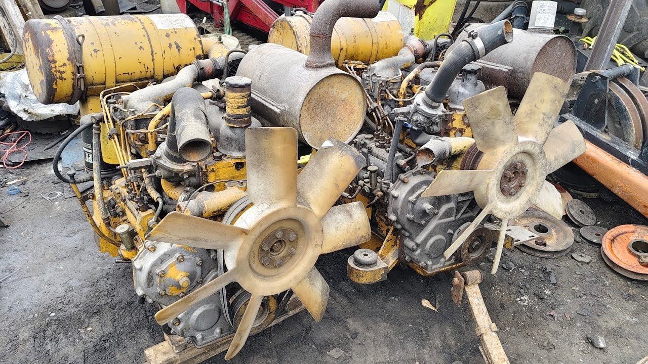 ( đ&atilde; b&aacute;n) Cặp động cơ Komatsu 4D105-5 turbo : 0903003900 Trung Long An