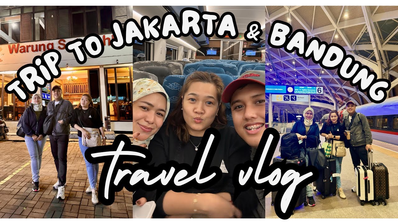 Jakarta to Bandung Trip ✈️🚄 | AirAsia, Halim Station & Whoosh Train Experience