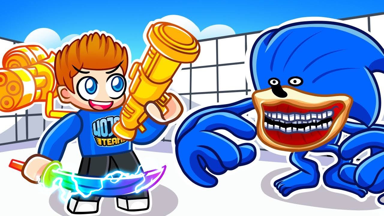 OSZUKUJE w WALCE z SHIN SONIC i TAILS w ROBLOX!