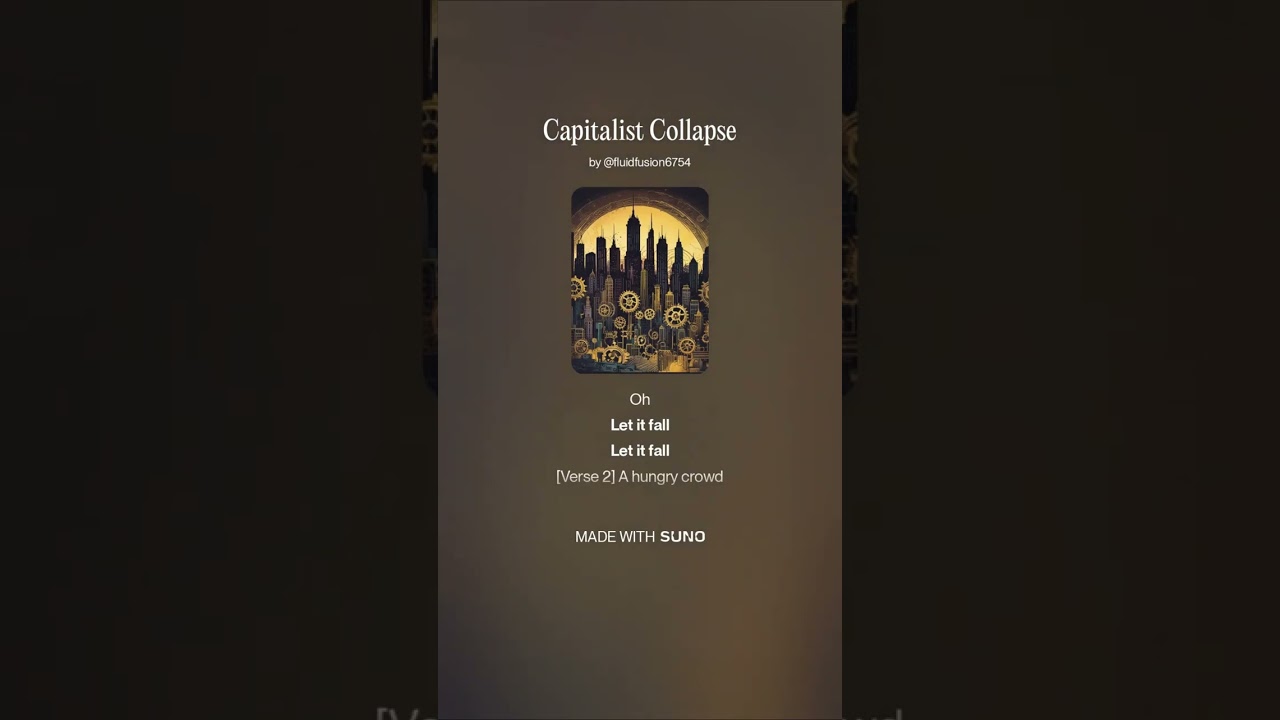 Capitalist Collapse (Retrowave 80s / Alison Moyet Vibe)