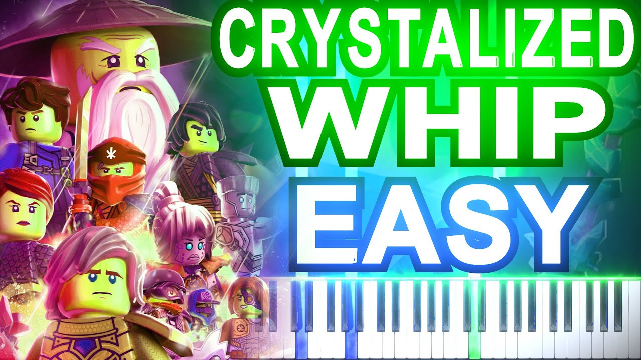 [EASY] LEGO NINJAGO - The Crystalized Whip | Synthesia Piano Tutorial