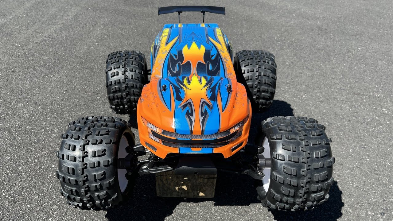 Nitro RC 1/8 HSP Rattlesnake Monster Truck .28 Speed ​​Run