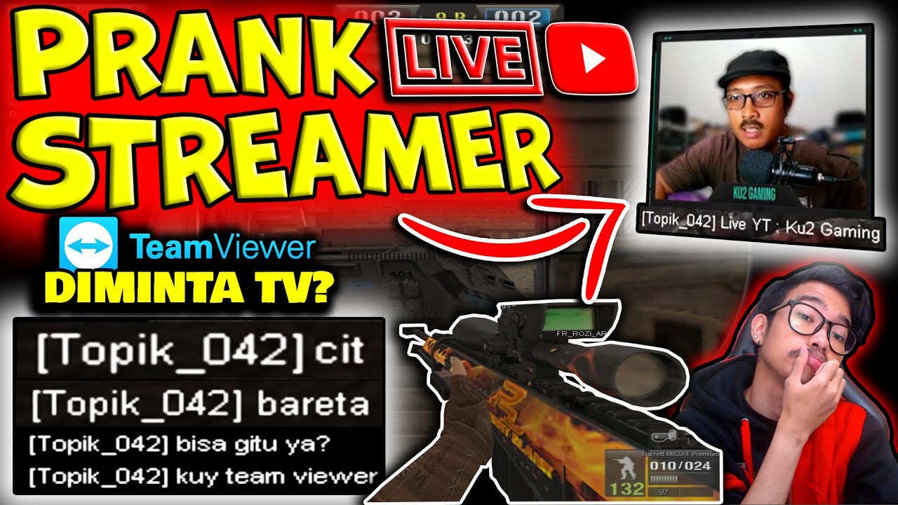 PRANK STREAMER SAMPE KESEL PAKE BARETTA?! // Gameplay Point Blank Zepetto Indonesia