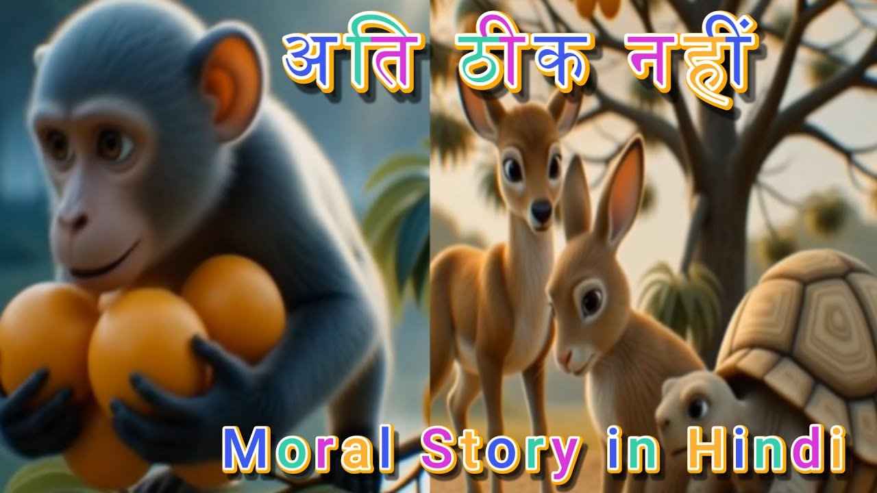 अति  ठीक नहीं | सबसे प्रेम करो, मिल-बाँट कर खाओ | Moral Story in Hindi#hearttouchingstory