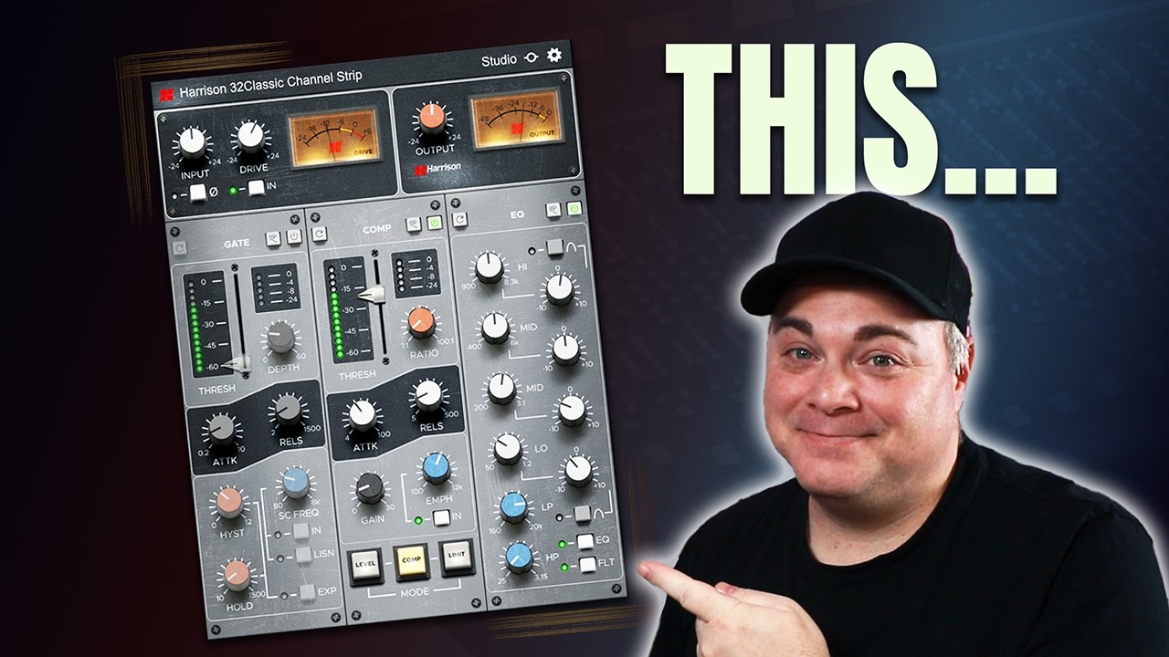 Этот плагин изменил мой микс за считанные минуты! Harrison 32C Channel Strip