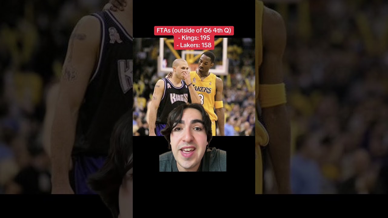 The 2002 Kings-Lakers controversy is why blaming the refs is DUMB! #shorts #lakers #nba #refs #kobe