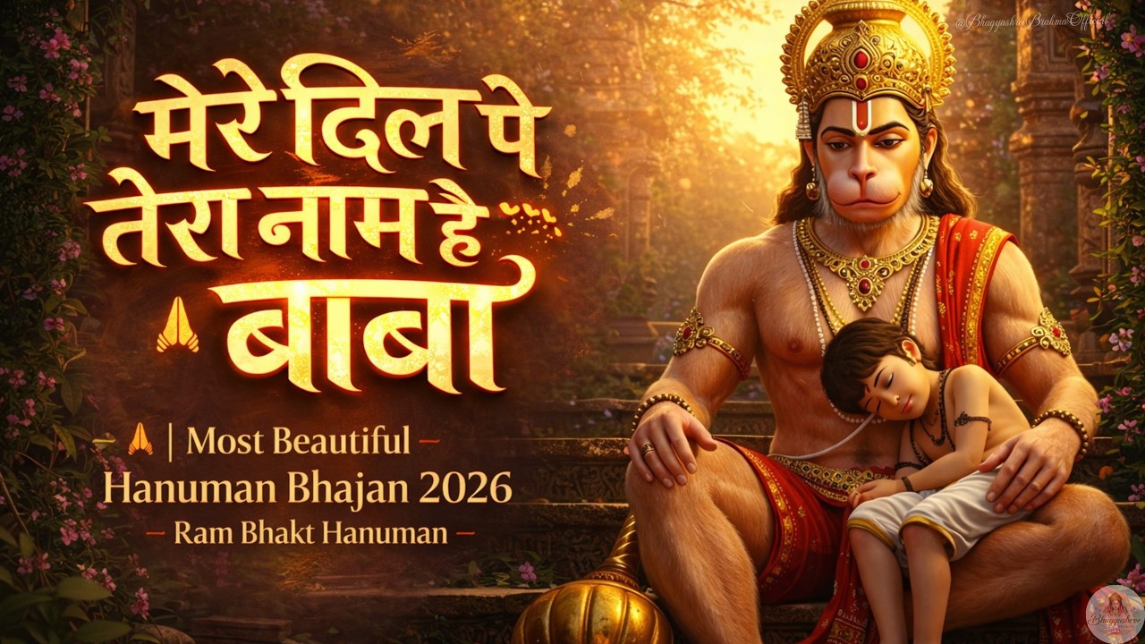 मेरे दिल पे तेरा नाम है बाबा 🙏 | Most Beautiful Hanuman Bhajan 2026 | Ram Bhakt Hanuman