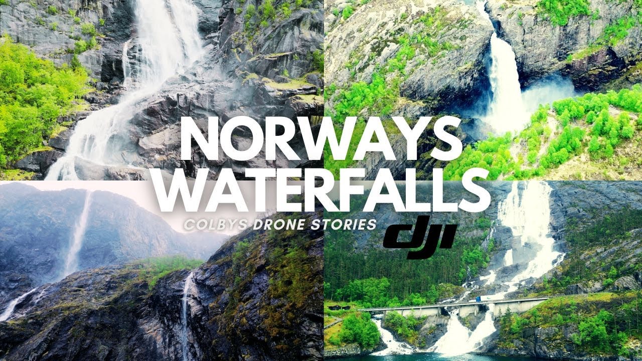 Waterfalls of Norway | Drone Footage | 4K Video