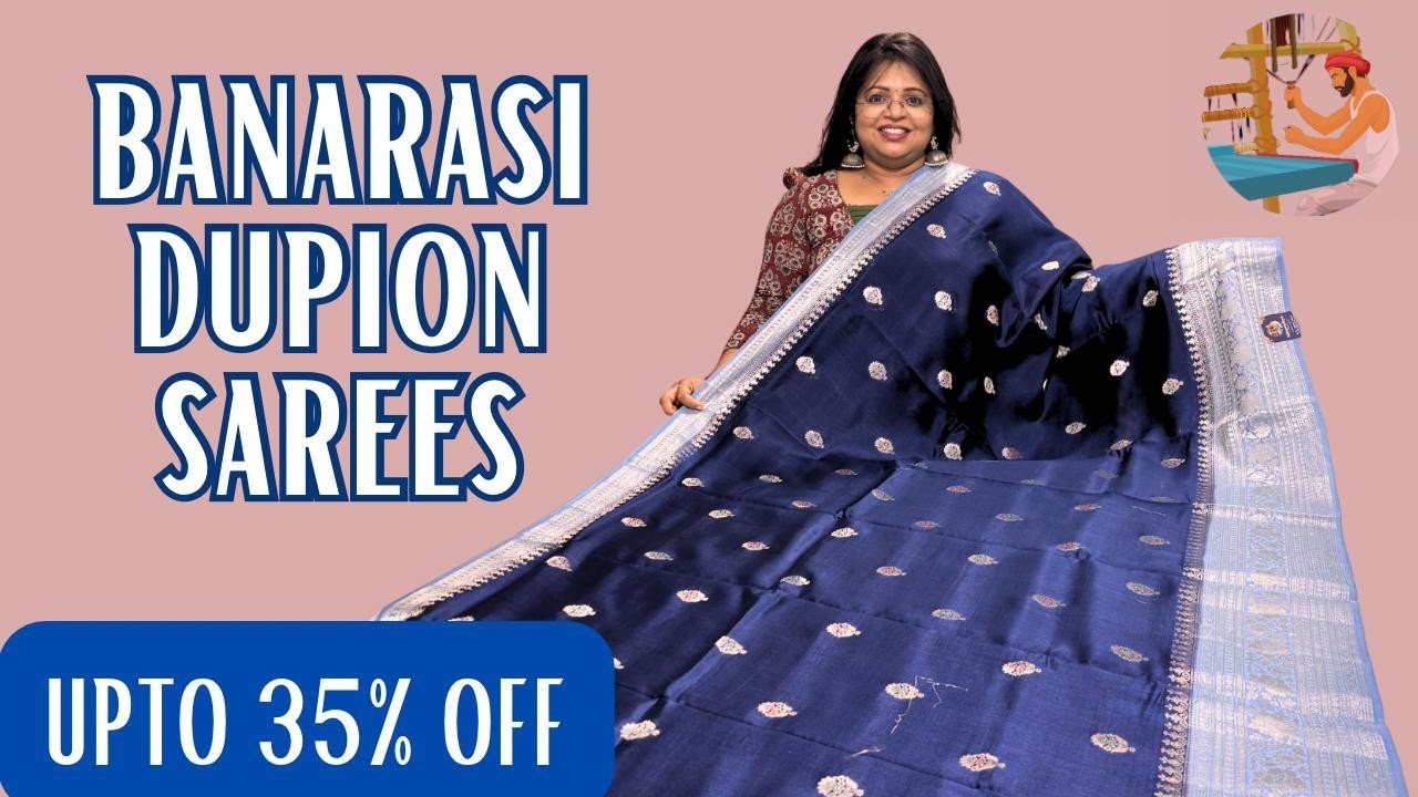 Up to 35% OFF. ఇంత రిచ్‌గా కనిపించే బనారసీ డుపియన్ సిల్క్ చీరలు చూశారా? Banarasi Dupion Silk Sarees