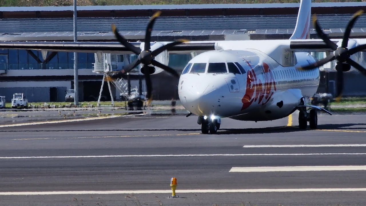 Décollage de l'ATR 72-600 (F-OJZA) à l'Aéroport de Mayotte - Marcel Henry [11.08.2022]