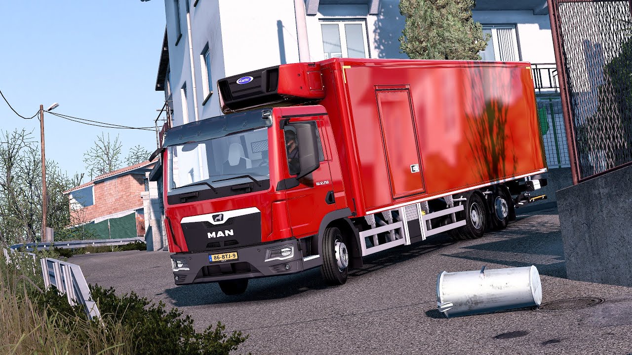 [1.53] MAN New TGL 6X4 | Ets 2 Best Top Most Realistic Truck Mods in 2024 [🥇Real 2K Ultra Graphics]