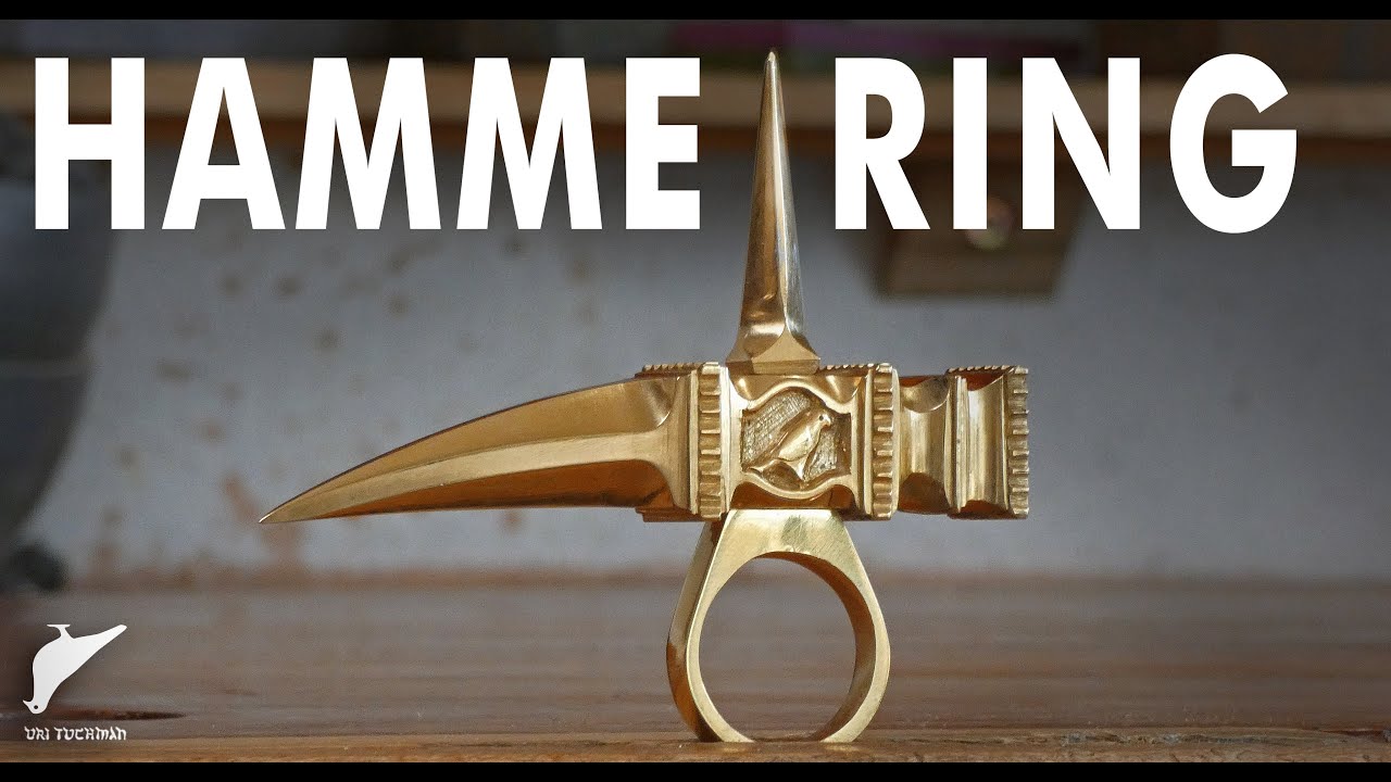 I made a Hammer-Ring  from brass