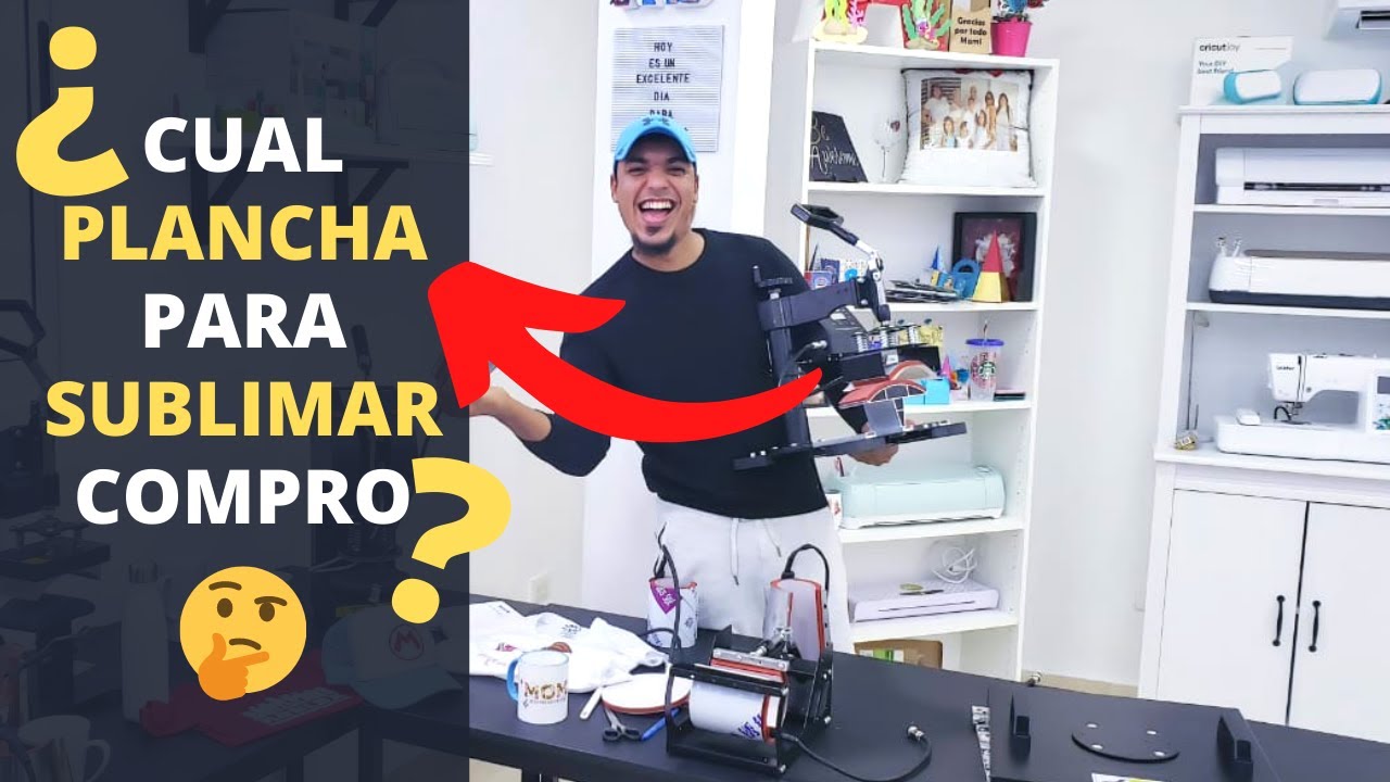 🤯 CUAL PLANCHA PARA #SUBLIMAR COMPRO? | Comparando combo 8 en 1 con planchas individuales.