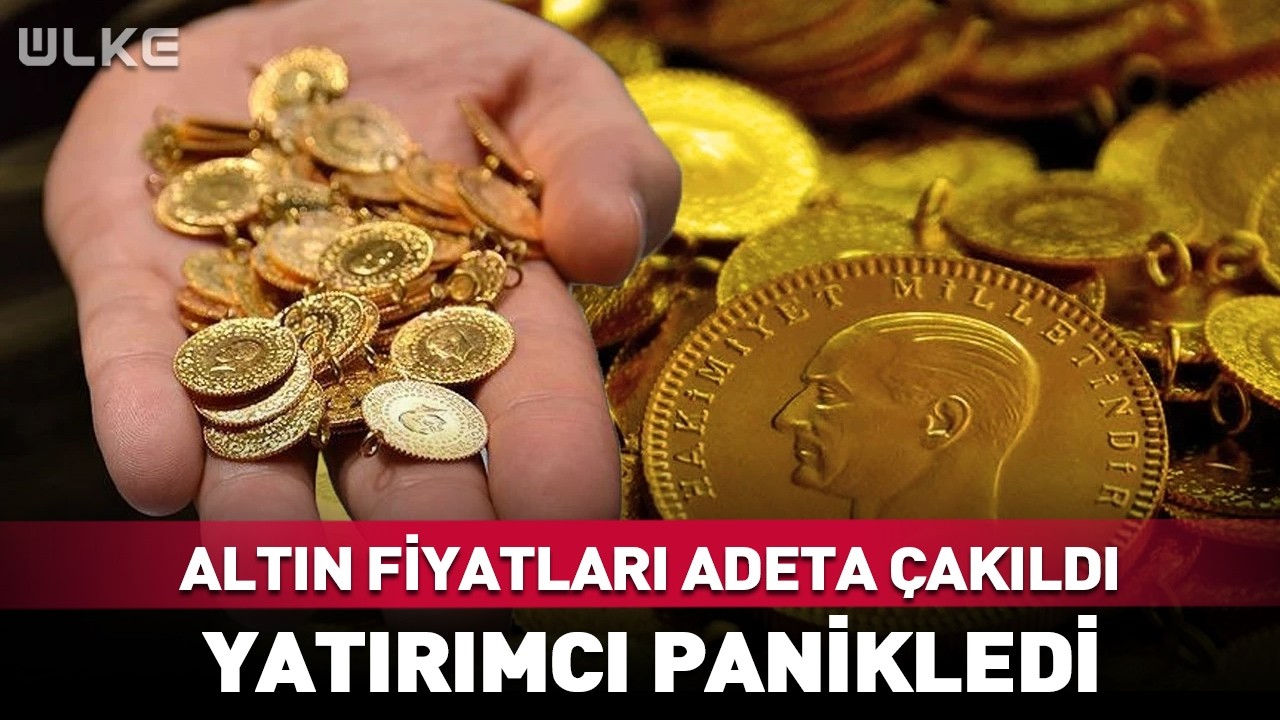 Altın Yatırımcısı Kara Kara Düşünüyor! Fiyatlar Tepe Taklak...