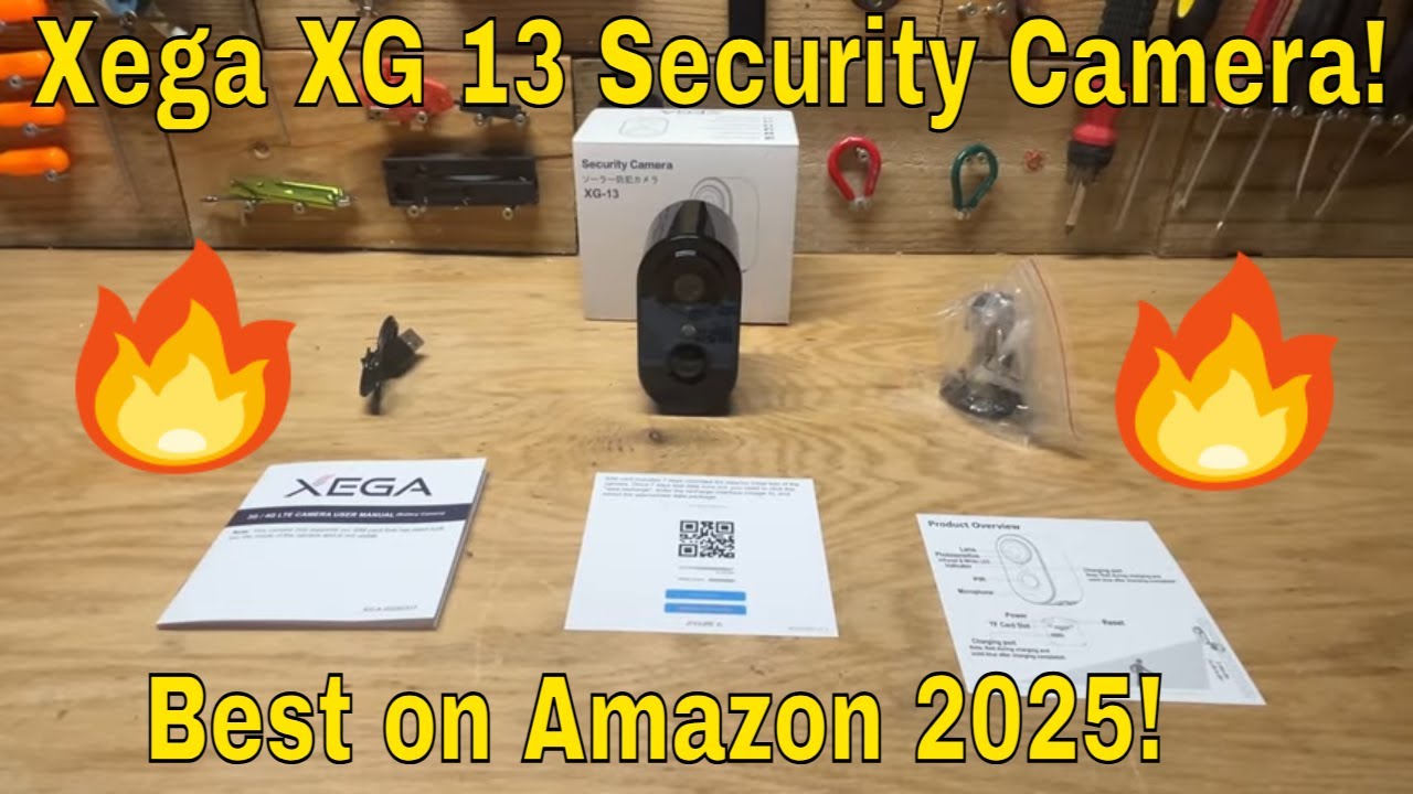 Обзор камеры видеонаблюдения Xega XG 13! Лучшая 4G-камера видеонаблюдения на Amazon в 2025 году! ...
