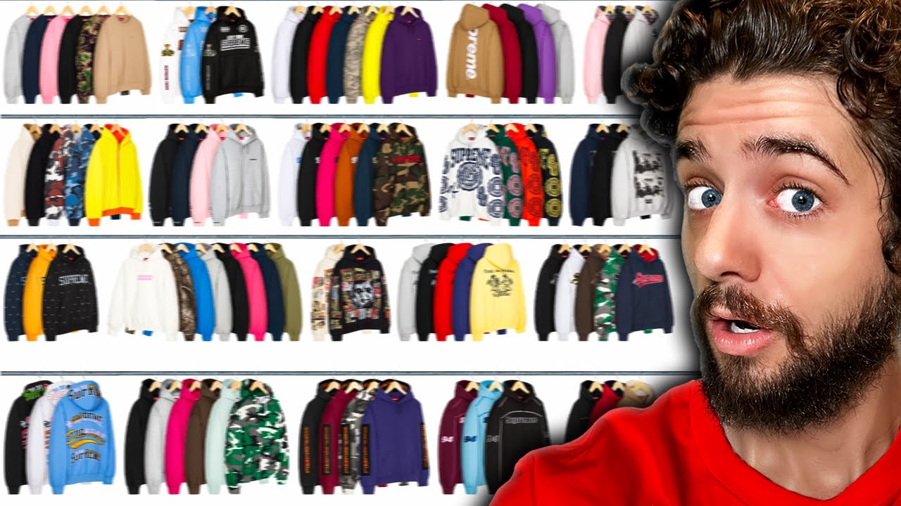 Все толстовки Supreme FW25