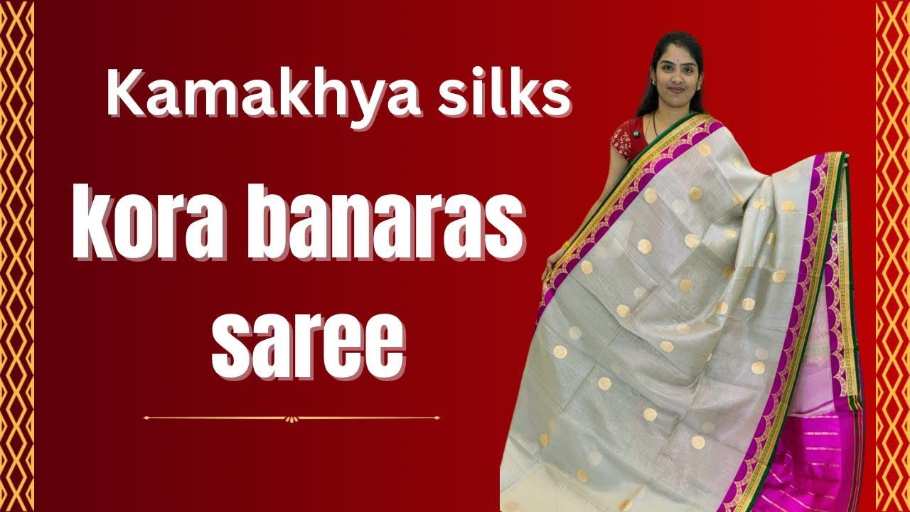 Kora Banarasi sarees