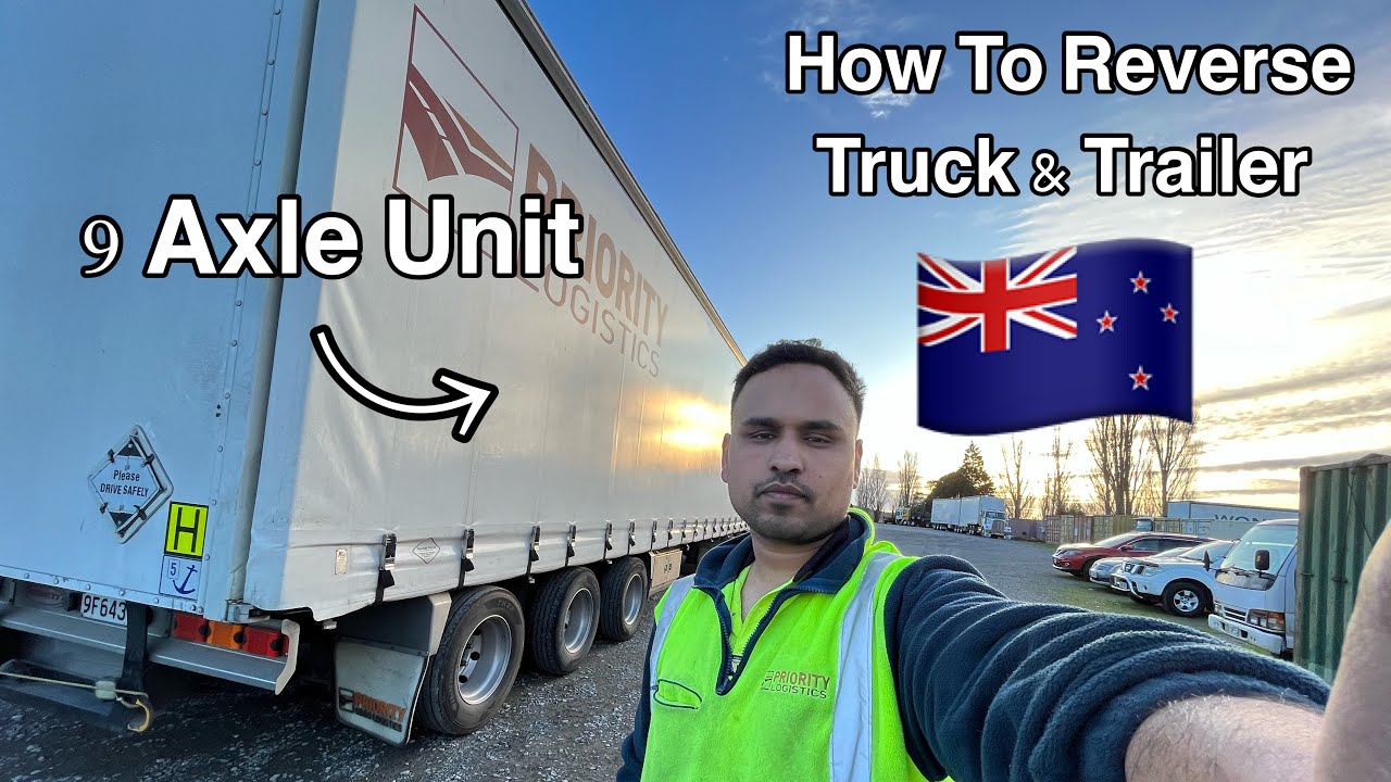 How To Reverse Truck And Trailer | Punjabi | New Zealand Trucking 🇳🇿 | Manpreet Dhillon VLOGS