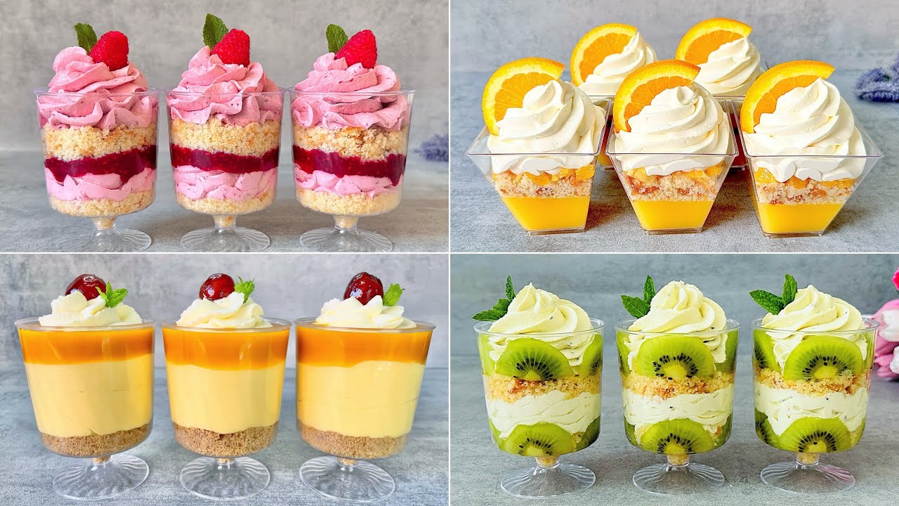 4 лучших рецепта фруктовых десертов БЕЗ ВЫПЕЧКИ. Простые и вкусные идеи десертов за 5 минут