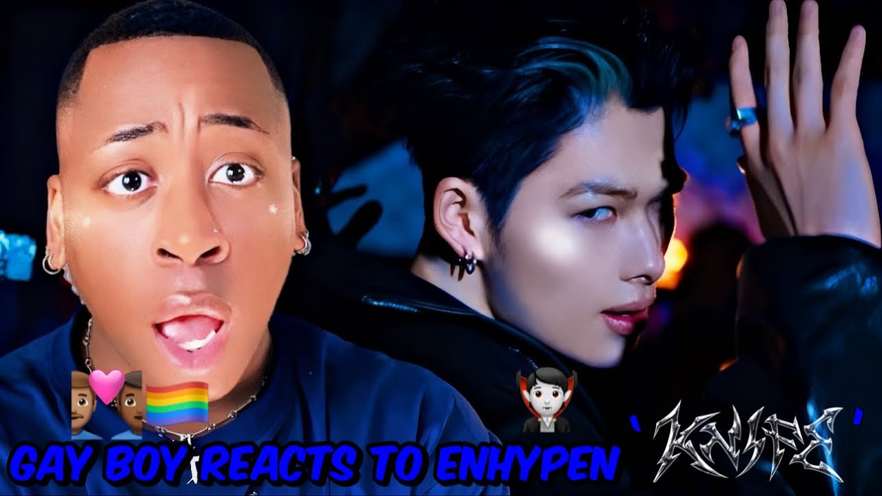 Гей-бой 🏳️‍🌈 реагирует на клип ENHYPEN «KNIFE» 🔪🔥😱 У меня слюнки текут🤤