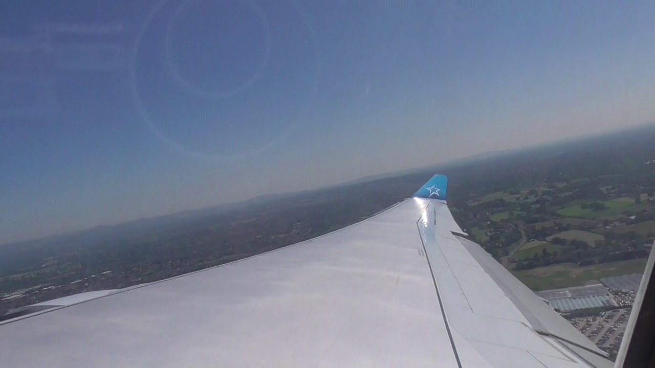 Air Transat - Manchester Airport to Toronto Pearson Airport - Part 1 - Take off