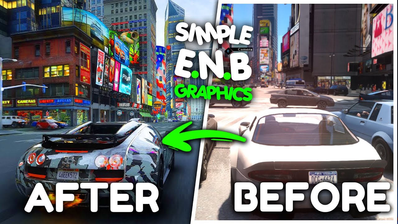 🔥Как установить графический мод в GTA IV на слабый ПК ✅| Simple ENB Graphics [ Лучший графический мод ]