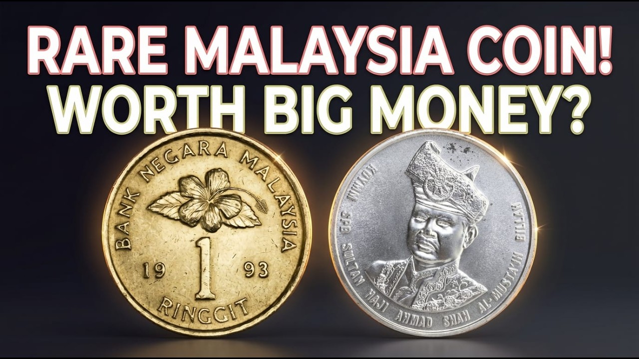 Rare Malaysia Coins Worth Money 1 Ringgit 1993 and 25 Ringgit 1959 1984