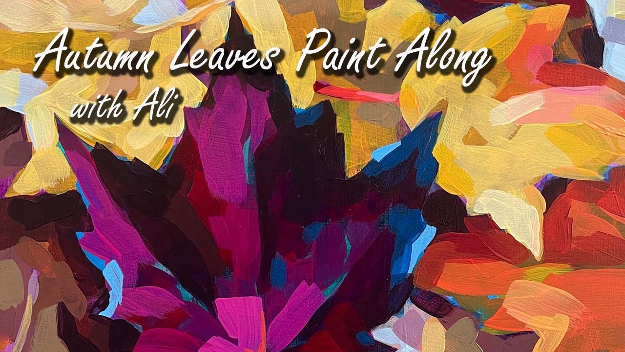Autumn Leaves Paint Along