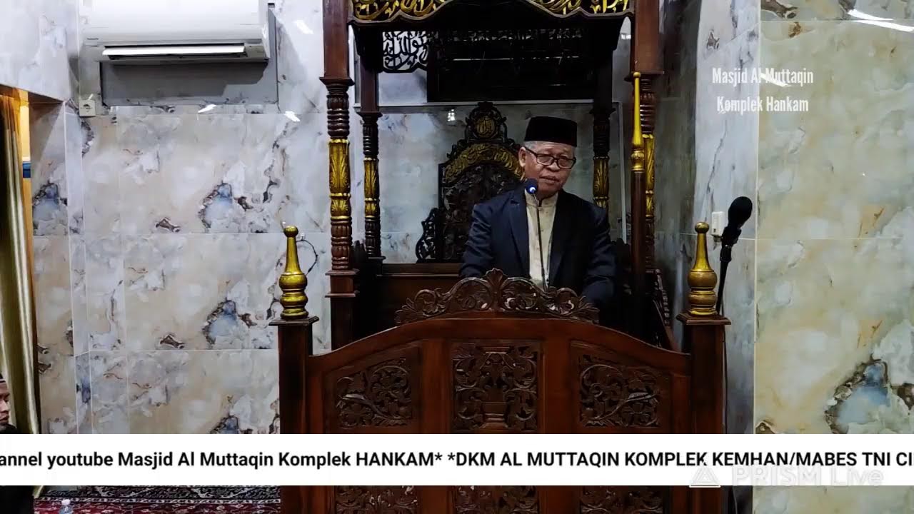 LIVE || Ustadz Drs. H. Asyifudin || Syarat diterimanya suatu amal || Kultum Tarawih