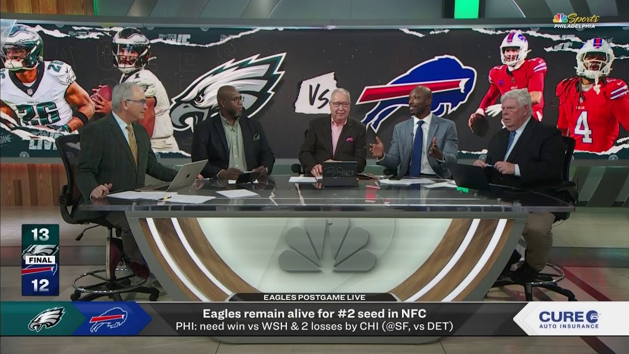 Eagles survive late scare vs. Bills & have a chance at the #2 seed | Eagles Postgame Live