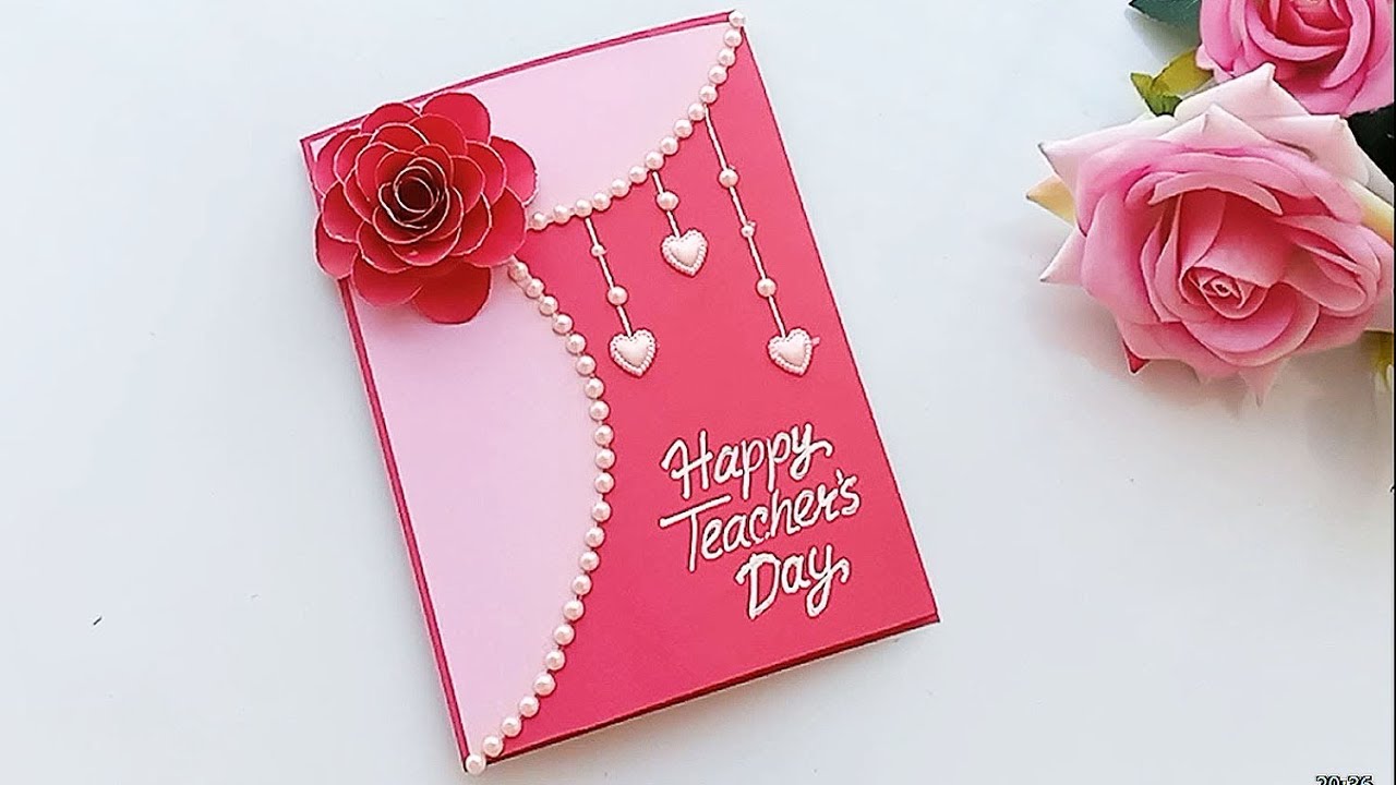 DIY Teacher's Day card/ Handmade Teachers day card making idea