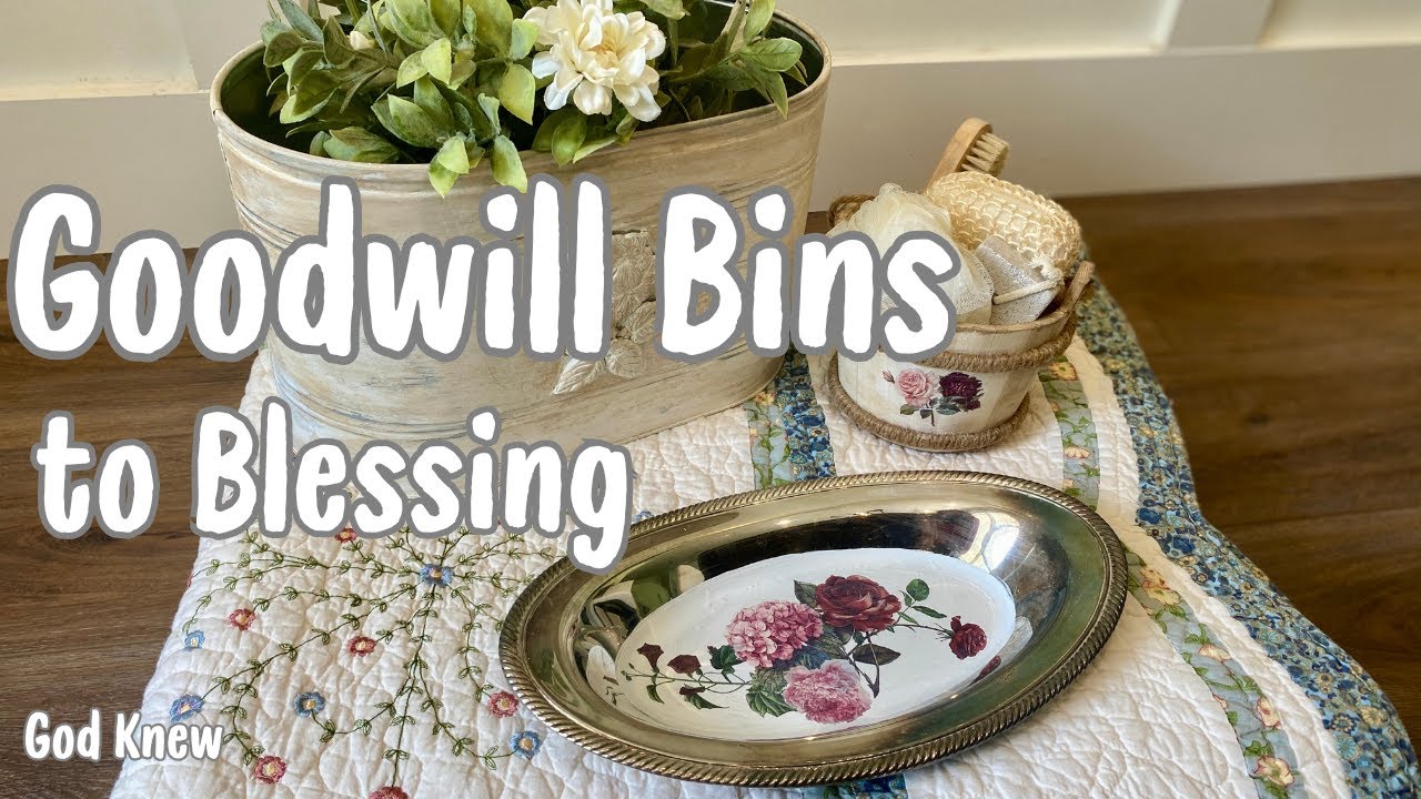 I Didn't Know Why I Bought These... But God Did | Thrifted GIFT DIYs from the Bins