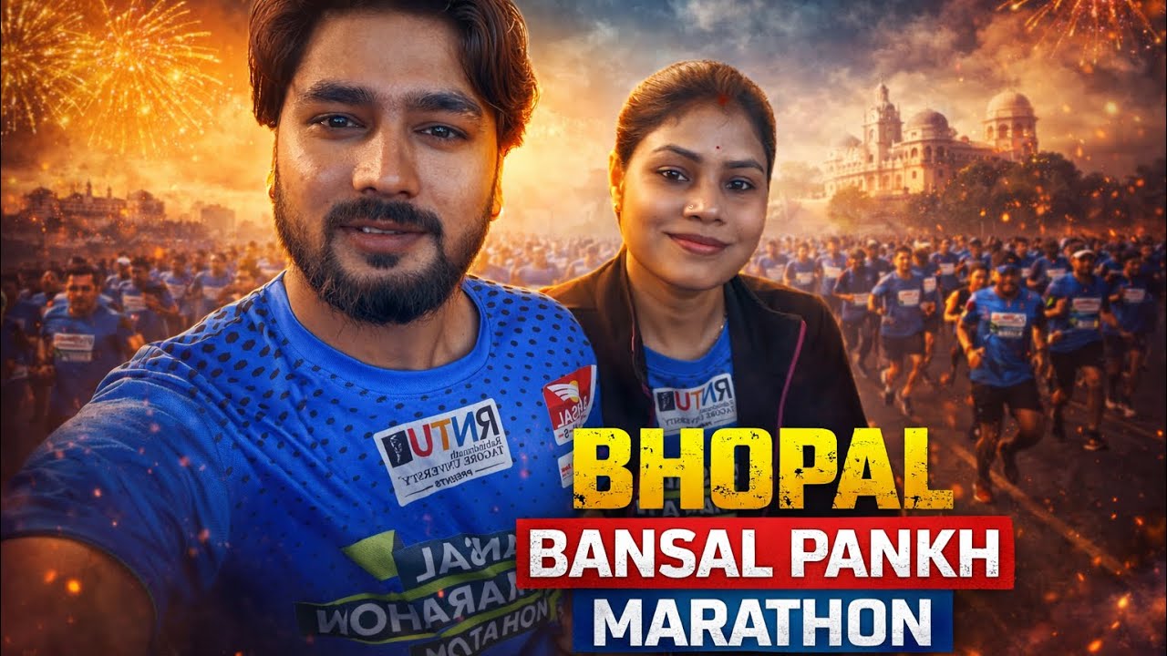 Bhopal Bansal Pankh Marathon 2026 🏃‍♂️ | Amazing Marathon Experience | Full Vlog