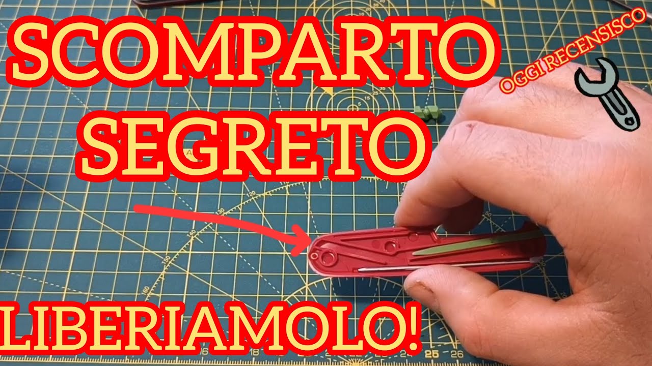 Come liberare lo scomparto segreto del vostro Victorinox + customizzazione pinzetta