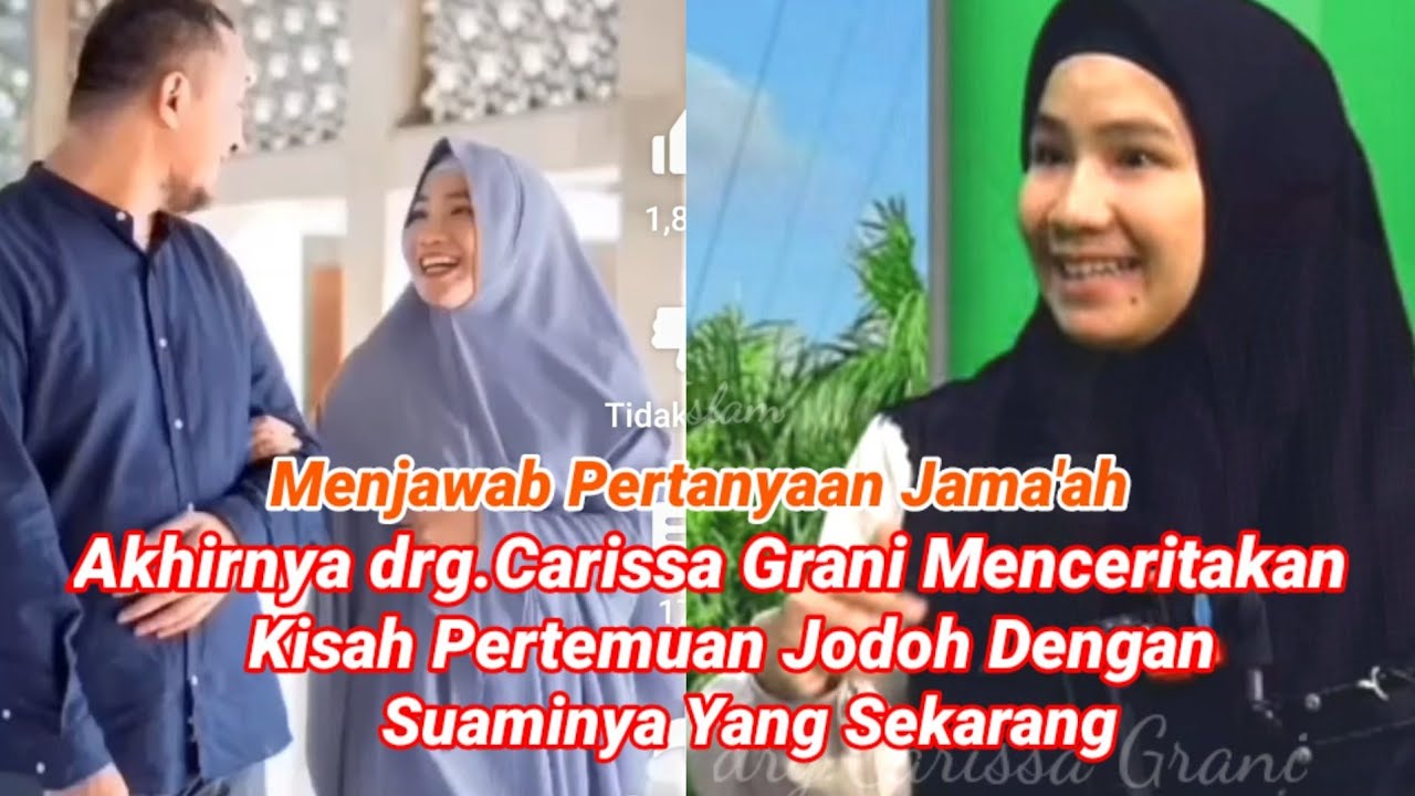 drg Carissa Grani Akhirnya Menceritakan Kisah Pertemuan Jodoh Dengan Suaminya Yang Baru