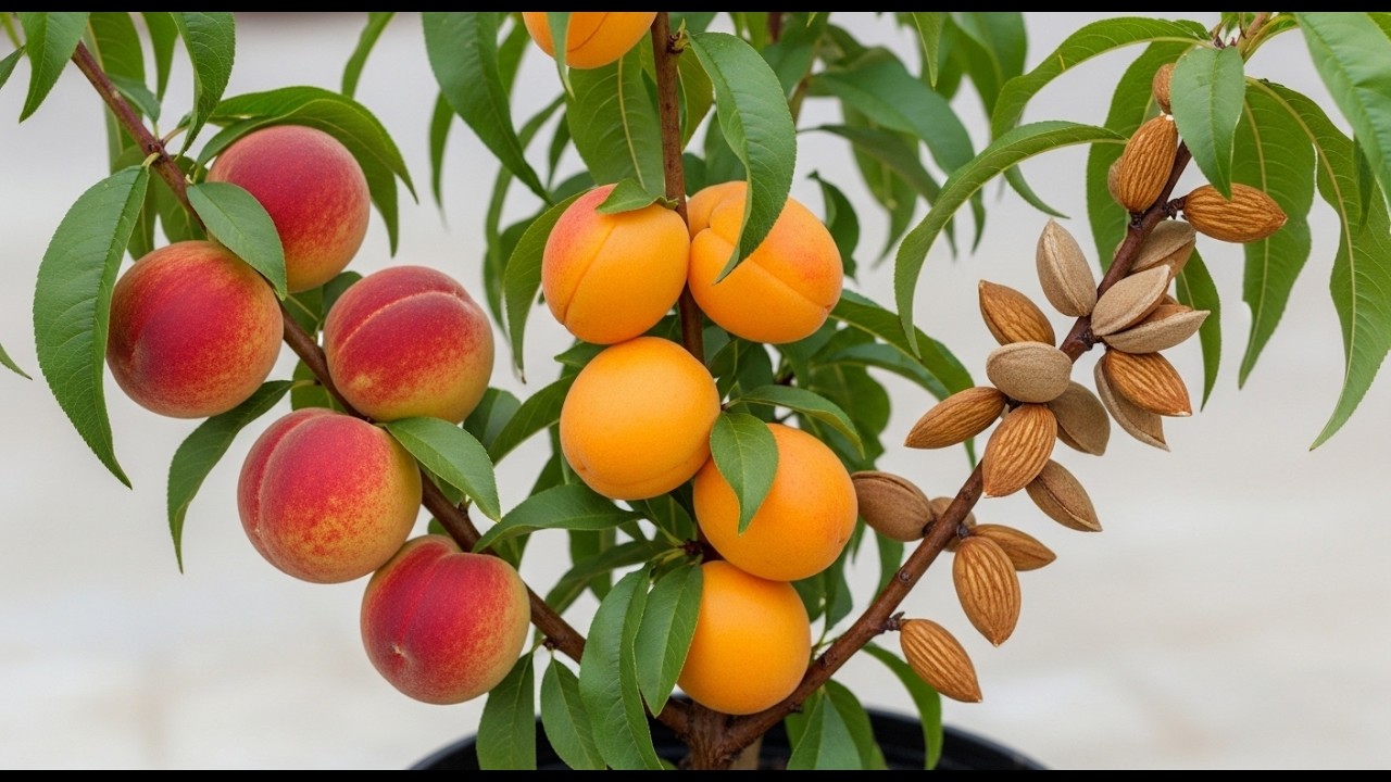 Advanced Peach Grafting! Create a Multi-Fruit Peach Tree Easily