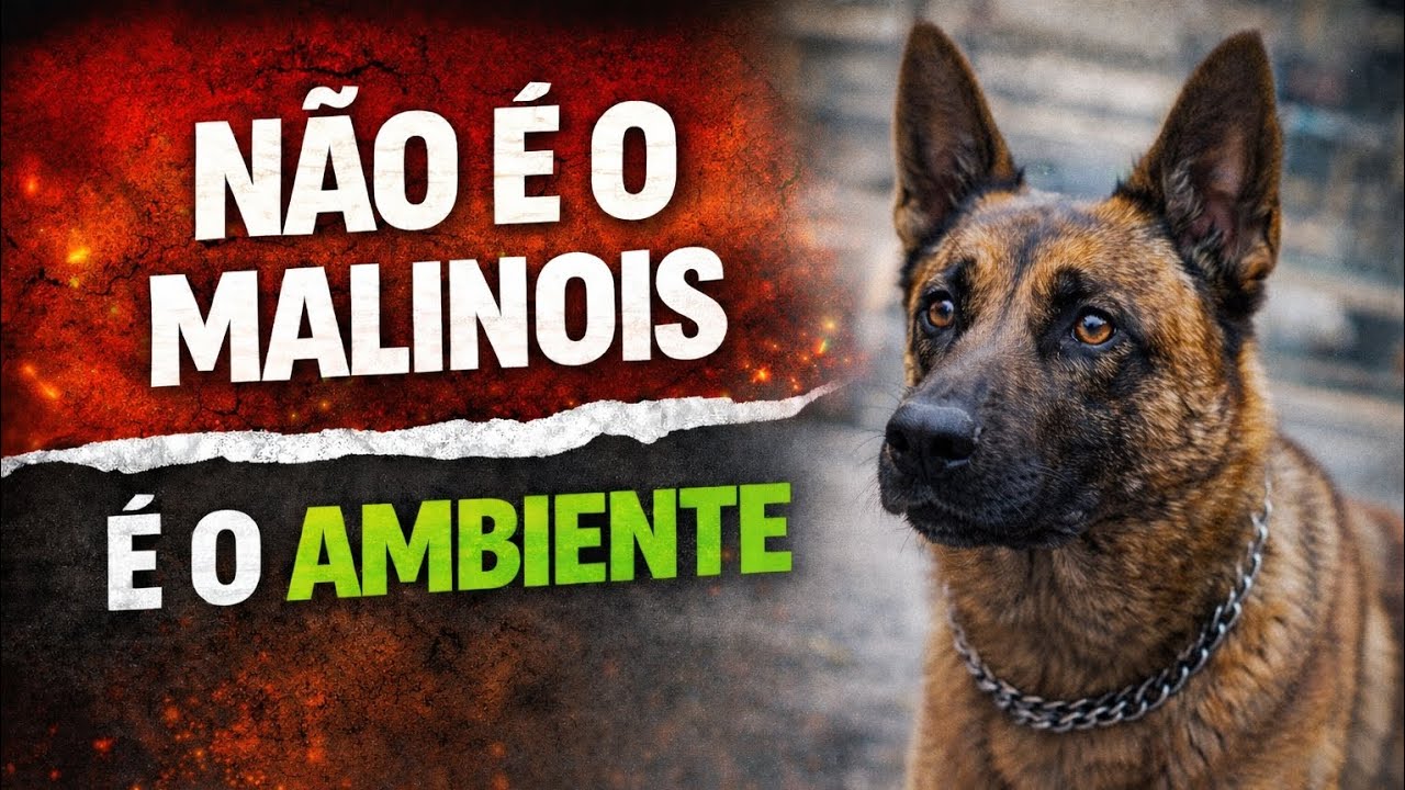 Malinois Não É Agressivo: Como o Ambiente Cria Reatividade no Pastor Belga MALINOIS 