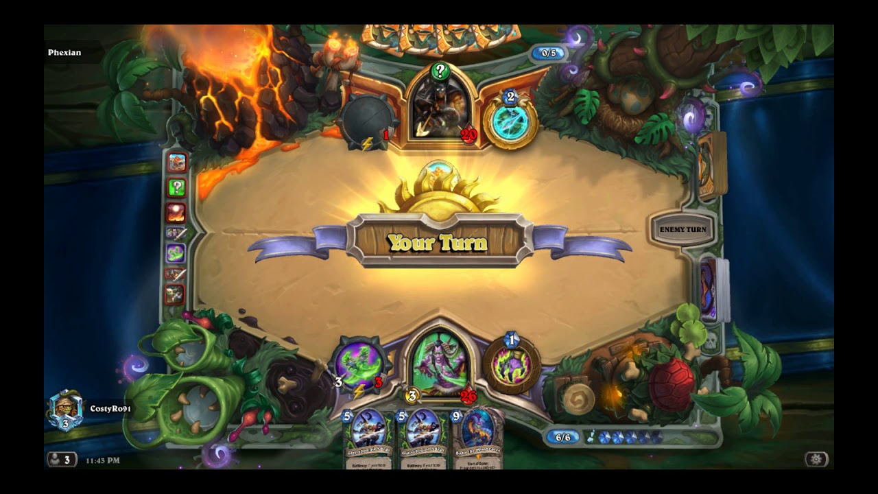 Hearthstone 45 Rang Wild Odd Demon Hunter vs Reno Hunter