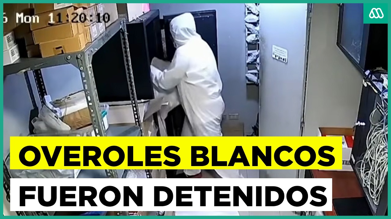 3 overoles blancos detenidos por violento robo a tienda