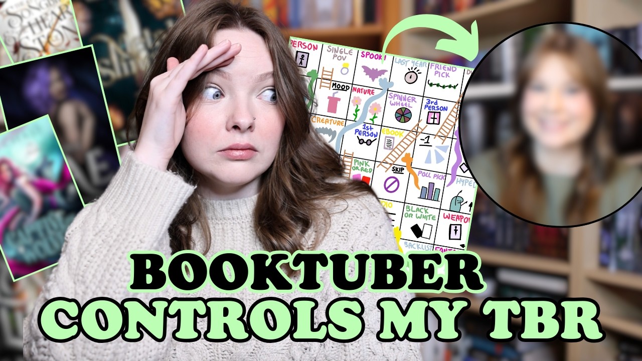 booktuber controls my reading week by playing my TBR game