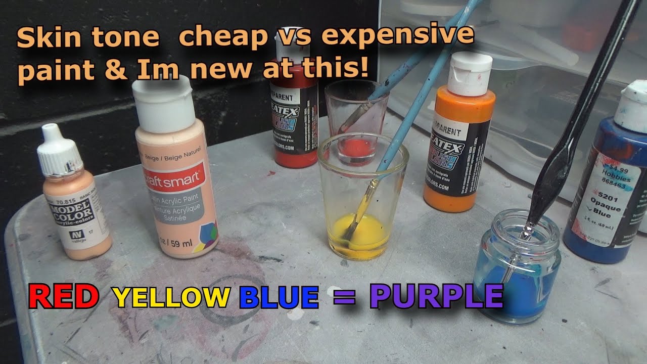 Paint SKIN TONES!=Easy To Do!?   #diy #stepbystep #fail