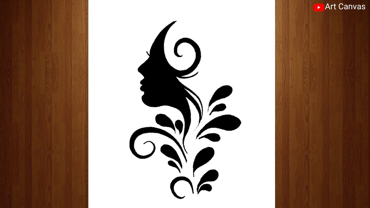 Ep: 10 FREEHAND DESIGN GIRL DRAWING ||  With Pencil FOR BEGINNERS
