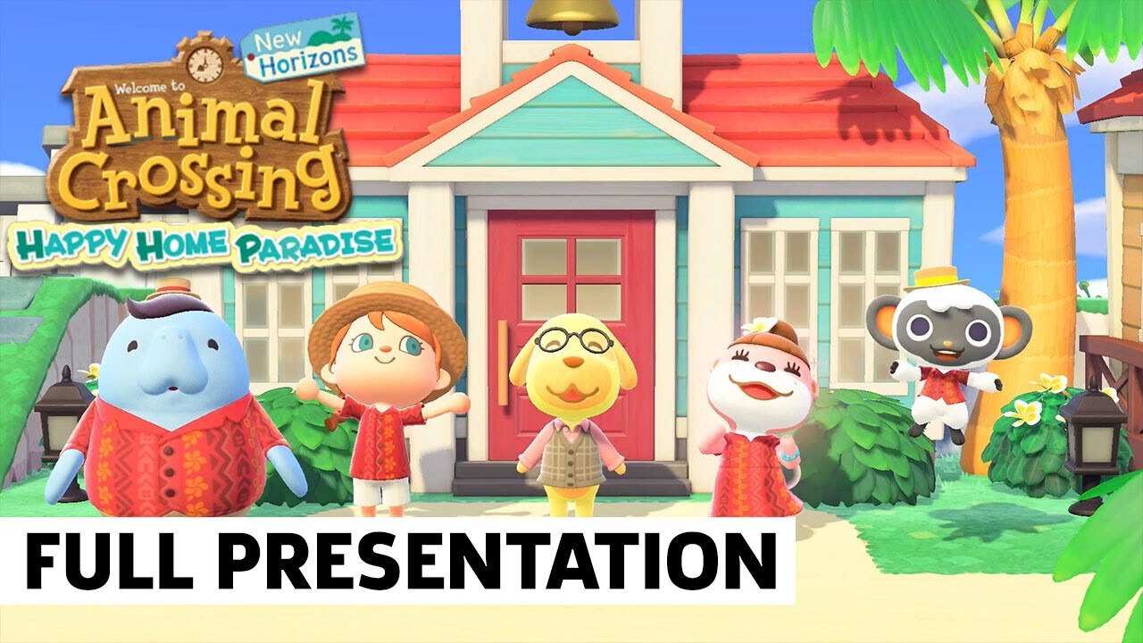 Animal Crossing: New Horizons Happy Home Paradise DLC Полная презентация