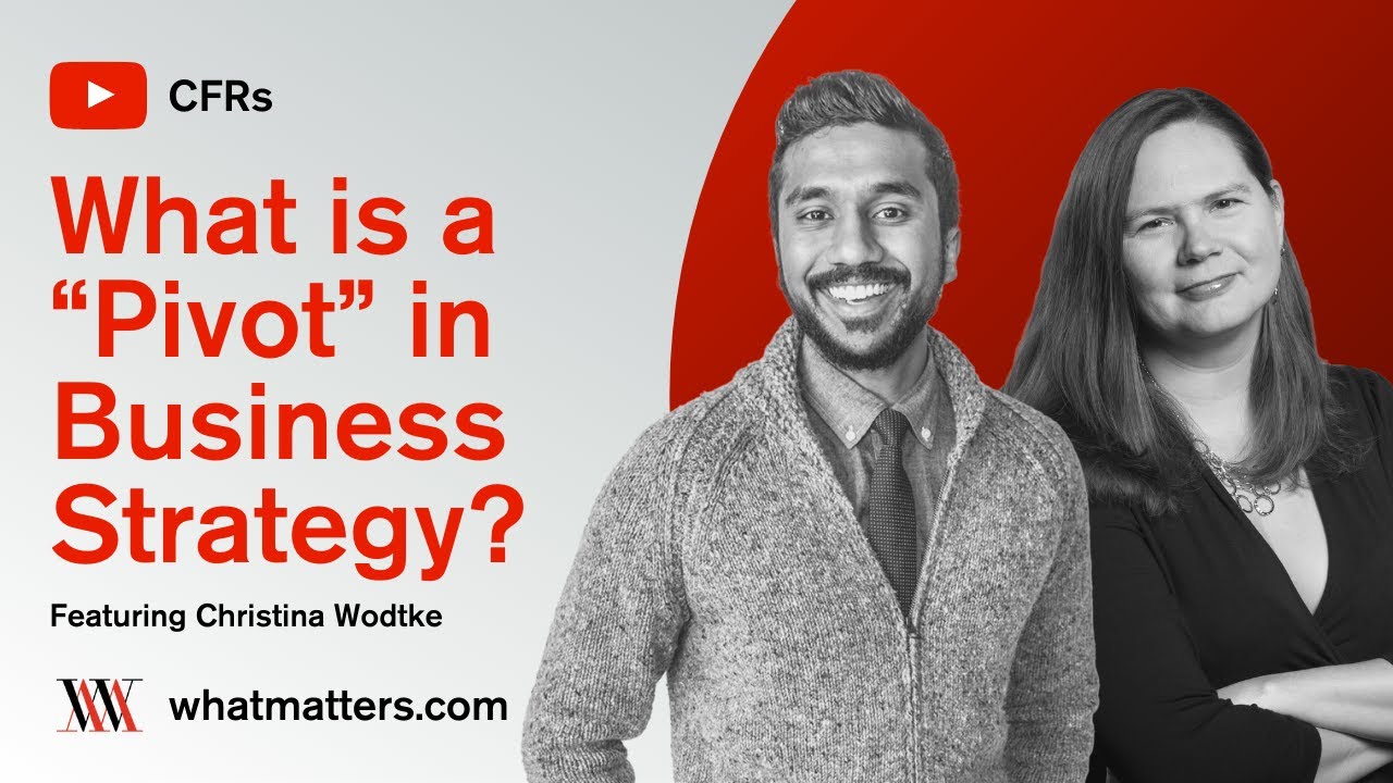 What is a &ldquo;pivot&rdquo; in business strategy?