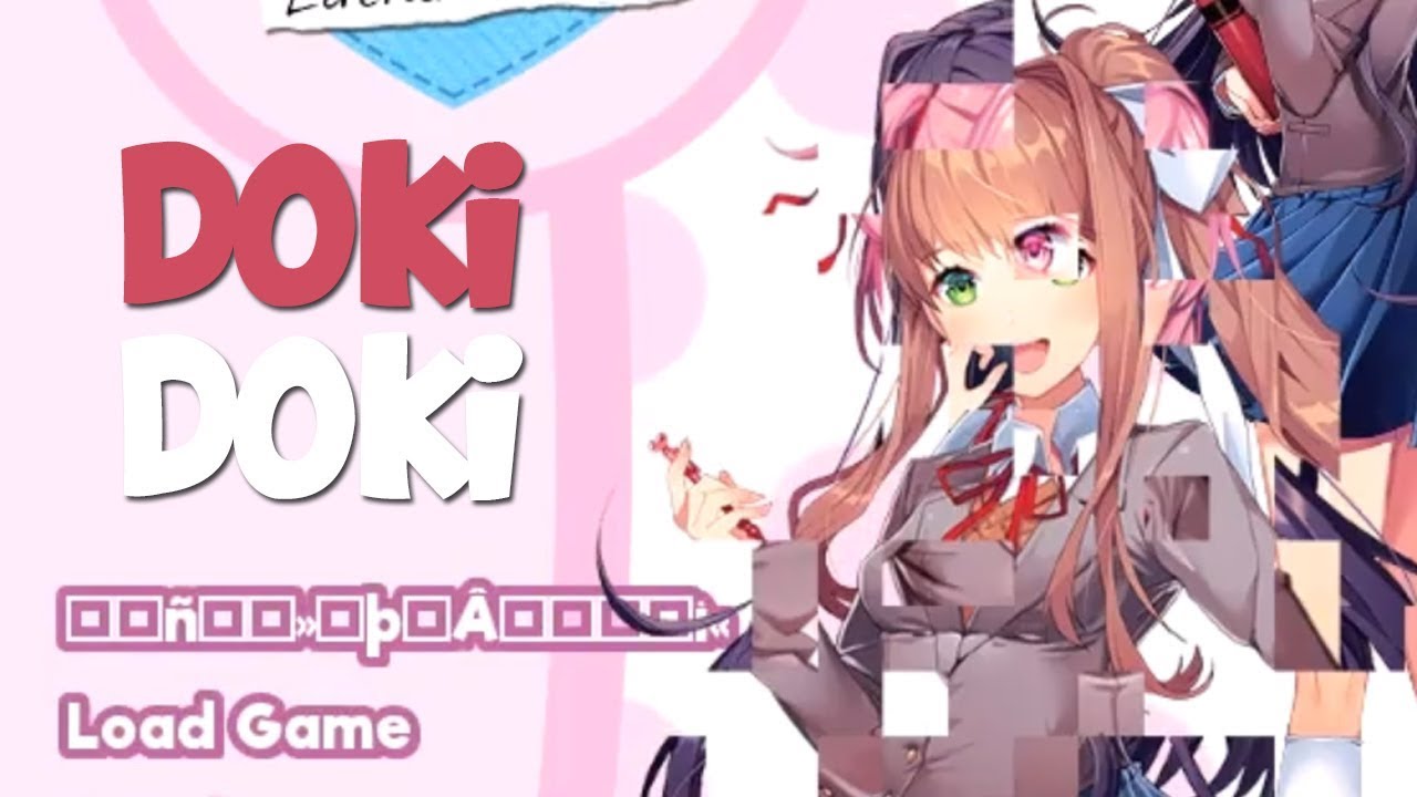 Let's Players Reaction To Sayori Glitched In The Main Menu | Doki Doki Literature Club